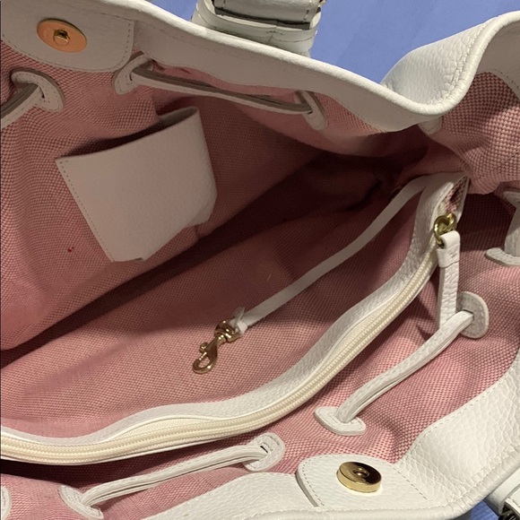 Dooney & Bourke White Leather Tote - Picture 10 of 10